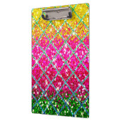 Glitter Roze Snakeskin Klembord (Links)
