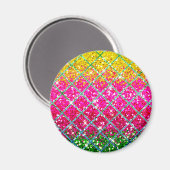 Glitter Roze Snakeskin Magneet (Voorkant / Achterkant)