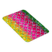 Glitter Roze Snakeskin Magneet (Rechterzijde)