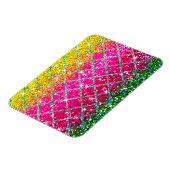 Glitter Roze Snakeskin Magneet (Linkerzijde)