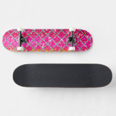 Glitter Roze Snakeskin Skateboard (Horizontaal)