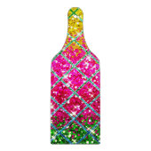 Glitter Roze Snakeskin Snijplank (Voorkant)
