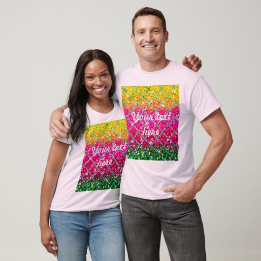 Glitter Roze Snakeskin T-shirt (Unisex)