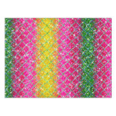 Glitter Roze Snakeskin Tafelkleed (Voorkant (Horizontaal))