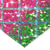 Glitter Roze Snakeskin Tafelkleed (Gekanteld)