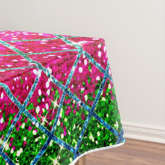 Glitter Roze Snakeskin Tafelkleed (Voorbeeld)