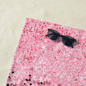 Glitter Roze Strandlaken (In situ)