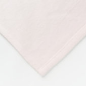 Glitter roze vlinder op maat fleece deken (Hoek)