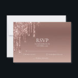 Glitter RSVP 50ste Roze Verjaardagsfeest<br><div class="desc">Vergeet uw RSVP-behuizingskaarten niet. Deze prachtige kaarten zijn de perfecte touch voor uw speciale nacht.</div>