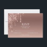 Glitter RSVP 50ste Roze Verjaardagsfeest<br><div class="desc">Vergeet uw RSVP-behuizingskaarten niet. Deze prachtige kaarten zijn de perfecte touch voor uw speciale nacht.</div>