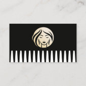 Glitter Salon Scharen | Kam Visitekaartje (Achterkant)