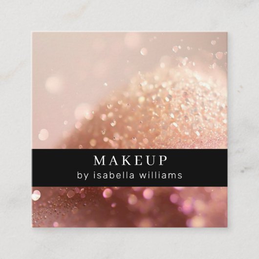 Glitter Salon Visitekaartje (Voorkant)
