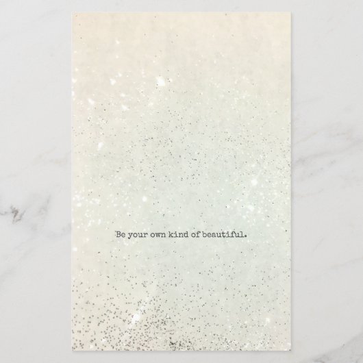 Glitter Sand Hairdressing Service Price List Flyer (Achterkant)