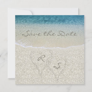 Glitter Sandy  Bruiloft Save the Date