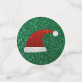 Glitter Santa Hat Confetti (Kleine voorkant)