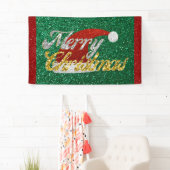 Glitter Santa Hat Spandoek (Insitu)