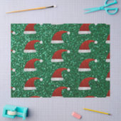 Glitter Santa Hat Tissuepapier (Craft)