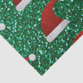 Glitter Santa Hat Tissuepapier (Detail)