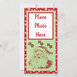 Glitter Santa Kerstmis Kaart