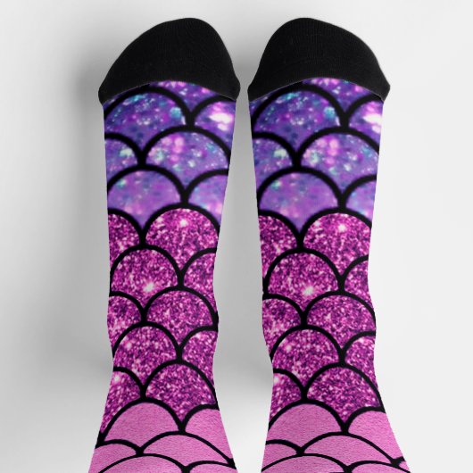 Glitter Scales Pattern-Sokken Sokken (Top)
