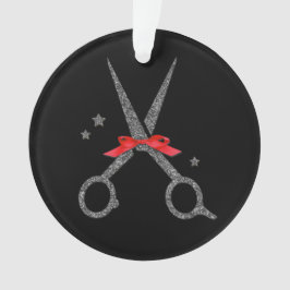 Glitter-schaar - Haardestraalstylist kerst  Ornament