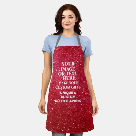 Glitter Schort Voor Dames - Unieke Bling Cadeau (Gedragen)