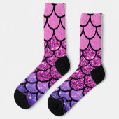 Glitter Schubben Patroon Sokken (Links)