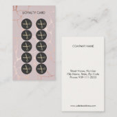 Glitter Scissors Roos Gold Marble Loyalty (Voorkant / Achterkant)