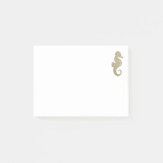 Glitter Seahorse Post-it® Notes (Voorkant)