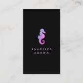 Glıtter Seahorse Visitekaartje (Voorkant)