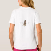 Glitter & Sequins Meisjes T-Shirt  (Achterkant)