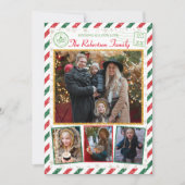  Glitter-serie Foto's Airmail met Kerstmis Kaart (Voorkant)