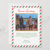  Glitter-serie Foto's Airmail met Kerstmis Kaart (Achterkant)