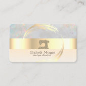 Glitter Sewing Machine Alternations Holographic Visitekaartje (Voorkant)