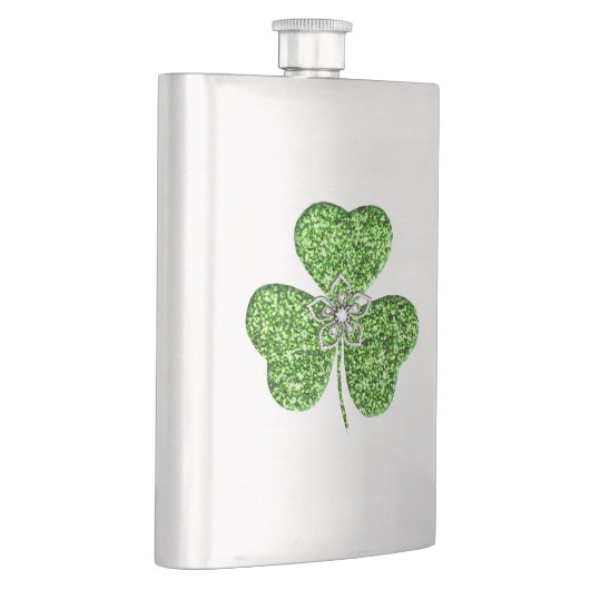 Glitter Shamrock and Flower Flacon (Rechts)