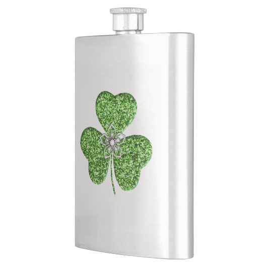 Glitter Shamrock and Flower Flacon (Links)
