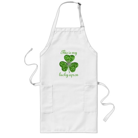 Glitter Shamrock en Flower Schort (Voorkant)