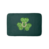 Glitter Shamrock en Hoefijzer badmat (Voorkant)