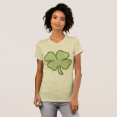 glitter shamrock t-shirt (Voorkant volledig)