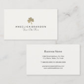 Glitter Shamrock Visitekaartje (Voorkant / Achterkant)