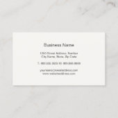 Glitter Shamrock Visitekaartje (Achterkant)