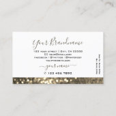 Glitter Shimmery Visitekaartje (Achterkant)