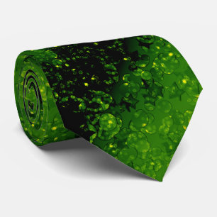 Glitter shine glow green confetti sequenties Chris Stropdas