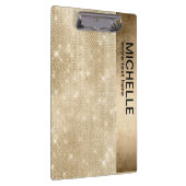 Glitter & Shine Name Gold ID673 Klembord (Rechts)