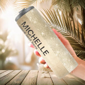Glitter & Shine Name Gold ID673 Thermosbeker