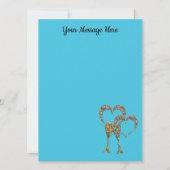 Glitter shine sequinetglazen champagne harten kaart (Achterkant)