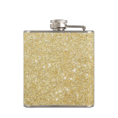 Glitter Shiny Luxury Golden Heupfles (Achterkant)