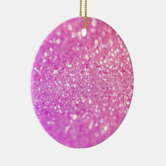 Glitter Shiny Luxury Keramisch Ornament (Rechts)