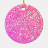 Glitter Shiny Luxury Keramisch Ornament (Voorkant)