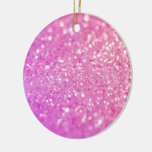 Glitter Shiny Luxury Keramisch Ornament (Links)